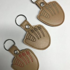 Baseball Glove Key Chain – Sports Fan Bag Tag