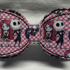 Skully Christmas Hair Bow
