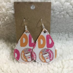 Dunkin Donuts Coffee Earrings