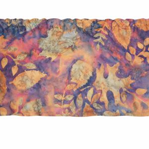 Brown Watercolors Autumn Window Valances