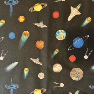 NASA Space Shuttle Window Valances – Kids Space Curtain Topper