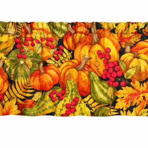 Pumpkins Gourds Squash Fall Window Valances