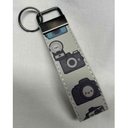 Cameras Print Key Chain Bag Tag