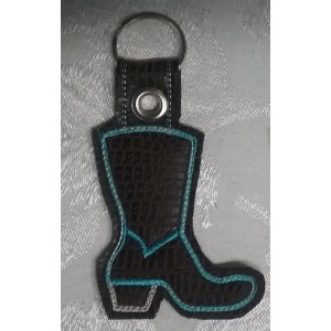 Western Boot Vinyl Keychain