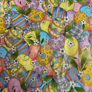 Sparkling Easter Egg Window Valances
