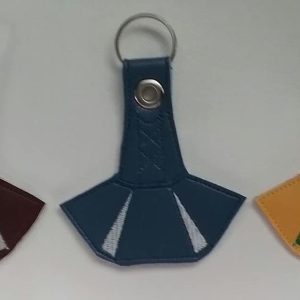Cheer Skirt Bag Tag - Vinyl Key Chain