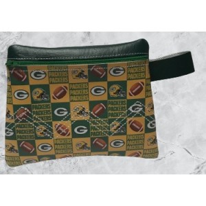 Green Bay Packers Football Zipper Travel Bag