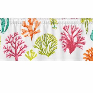 Underwater Coral Reef Window Valances