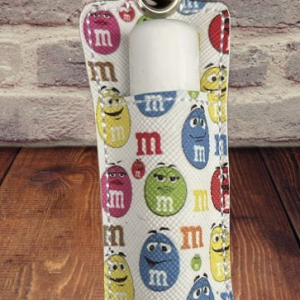 M & M Candies Lip Balm Holder – Colorful Keychain Holder