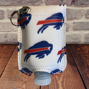 Buffalo Bills Football Sanitizer Holder – Embroidered Vinyl