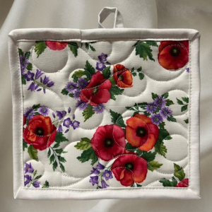 Red Poppies Pot Holders– Small