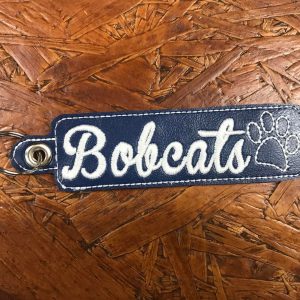 Bobcat’s Key Chain Bag Tag – School Spirit Accessory