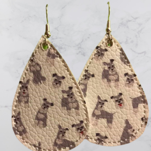 Schnauzer Dog Earrings – Cute Dog Lover Jewelry