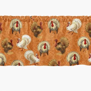 Turkeys Thanksgiving Holiday Valances Decor'