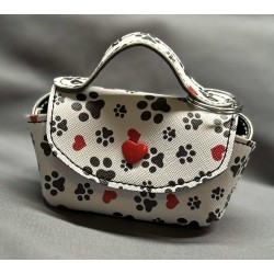 Paw Prints Mini Purse Key Chain – Pet Lover Accessory
