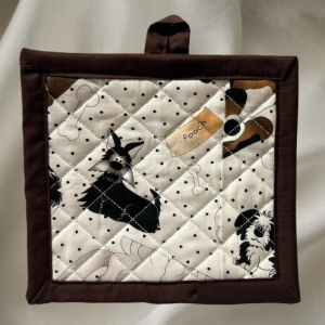 Cute Dog's Kitchen Potholders