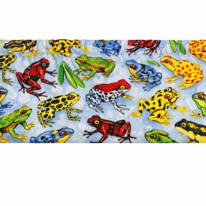 Frog Print Window Valances Toppers