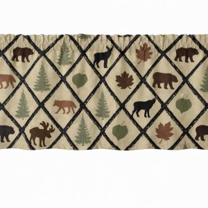 Rustic Wildlife Window Valances