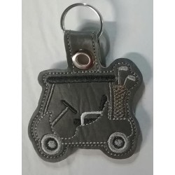 Golf Cart Sports Keychain