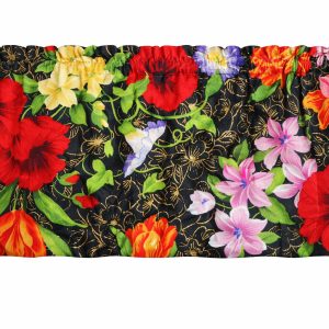 Garden Glitz Floral Window Valance