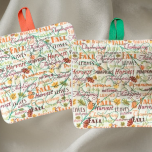 Harvest Quilted Potholder - Fall Kitchen
