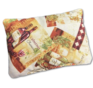 Handmade Wine Theme Corn Bag