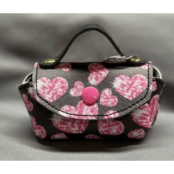 Pink Diamonds Mini Purse Key Chain