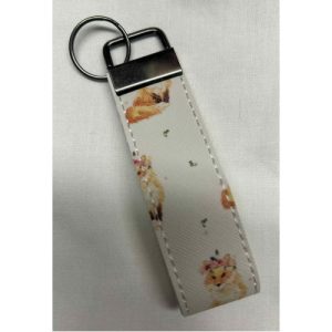 Foxy Fold‑Over Key Chain