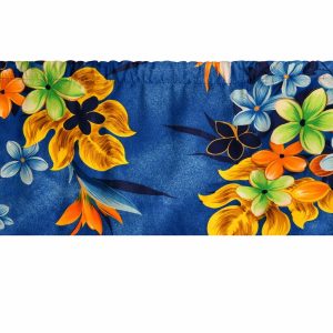 Tropical Hawaiian Floral Window Valances
