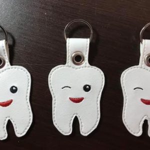 Tooth Key Chain