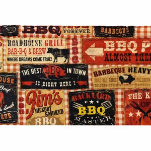 Summer Cookout Barbeque Window Valances