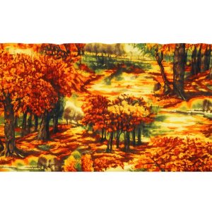 Autumn Tree Mural Valances - Curtain Toppers