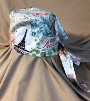 Paris Theme Medical Scrub Hat