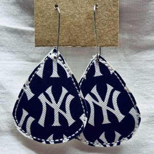 NY Yankee Baseball Earrings