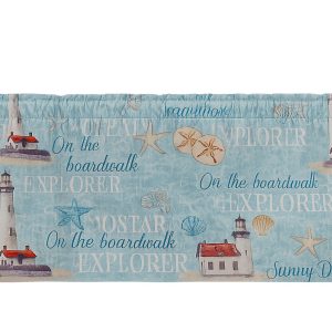 Beach Light Houses Valances