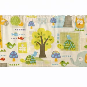 Adorable Nursery Animals Window Valances