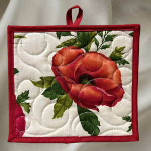 Large Red Poppies Pot Holders