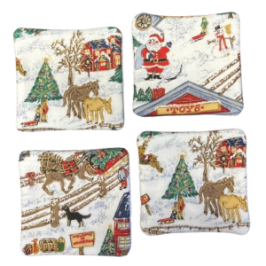 Vintage Christmas - Coaster Table Decor