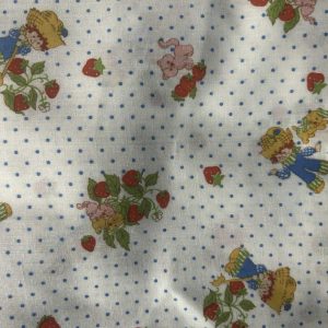 Vintage Huckleberry Pie Fabric | Character Print