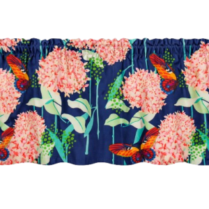 Hydrangea Butterflies Valances