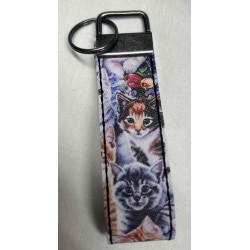 Kitten's All Over - Fold Over Bag Tag