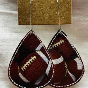 Game Day Football Earrings