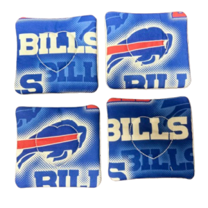 Buffalo Bills Hearts Football Coaster Set